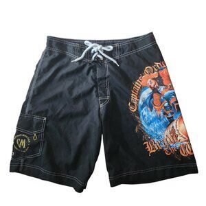 Captain Morgan Rum Mens Board Shorts Swim Trunks 34